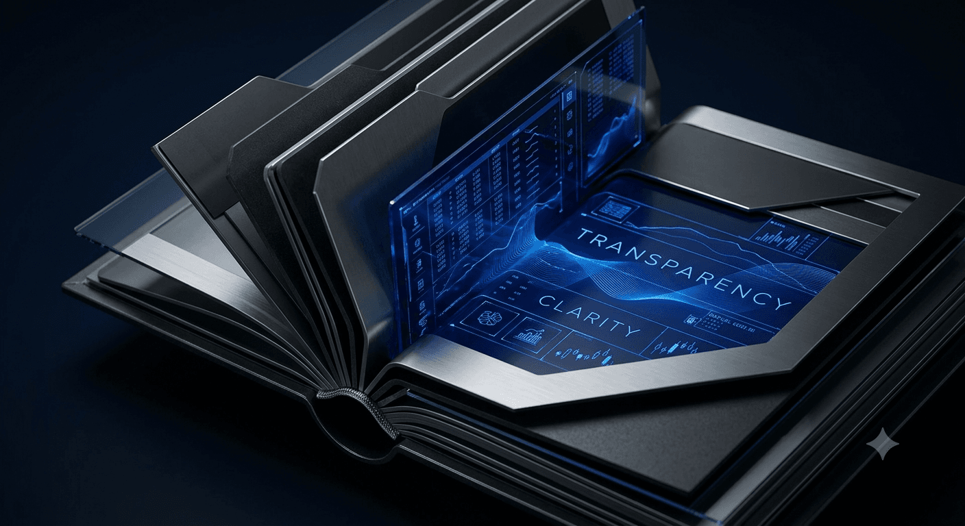Options trader reviewing a no hidden rules prop firm rulebook to find transparency and clarity